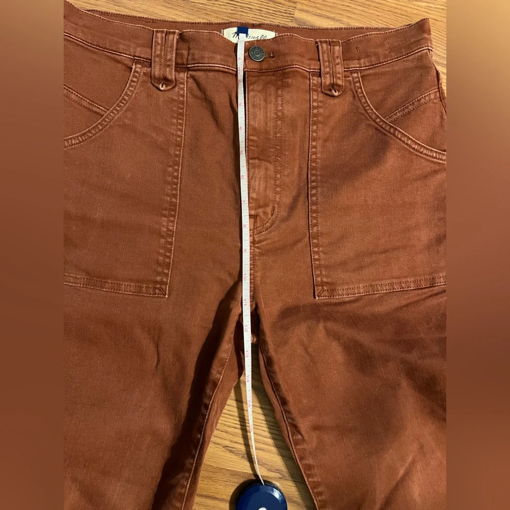 Madewell Rust Red High-Rise bootcut pants - Picture 8 of 8